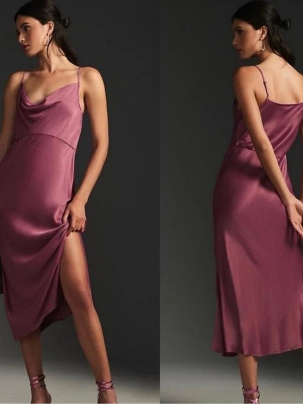 Anthropologie Elyse Slip Dress